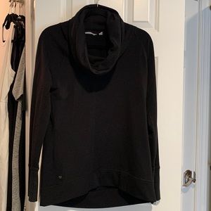 Athleta Black Cowl-neck Sweater